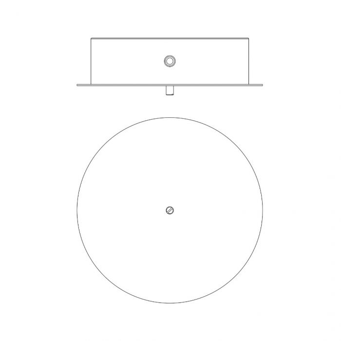 Spider version ceiling rose (For Ciulifruli, 3 lamps)