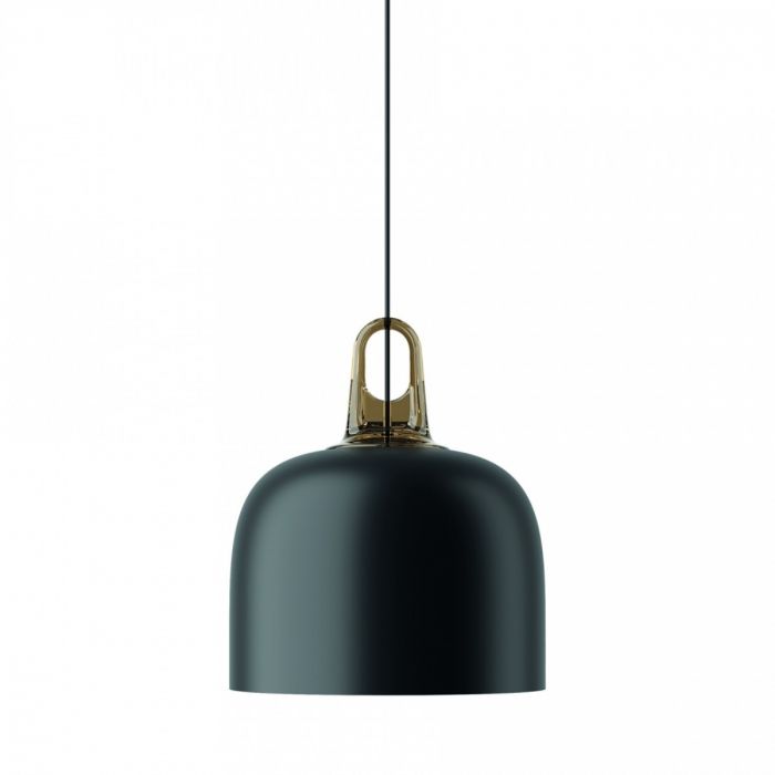 JIM Pendant Bell Matte Black Honey
