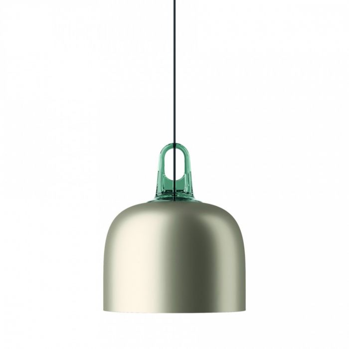 JIM Pendant Bell Matte Champagne Turquoise