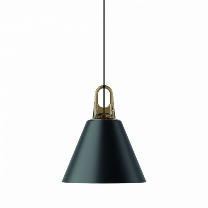 JIM Pendant Cone Matte Black Honey