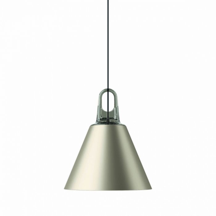 JIM Pendant Cone Matte Champagne Grey