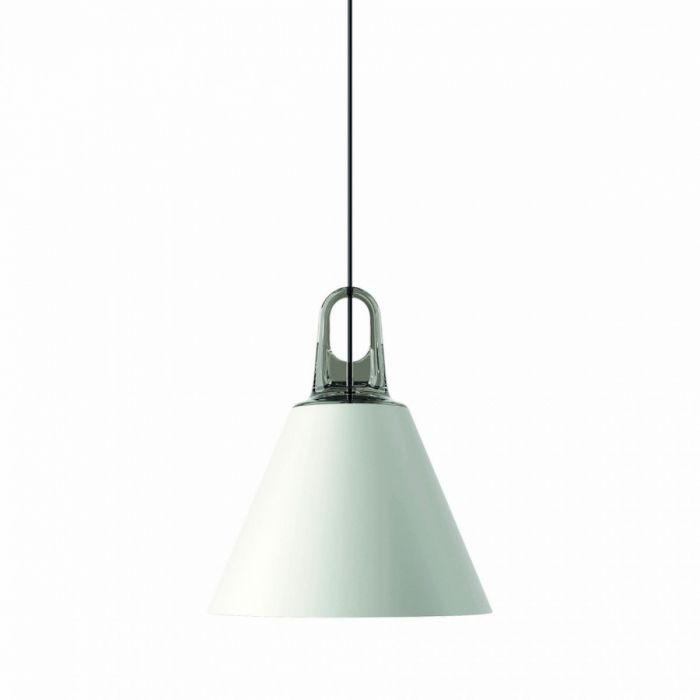 JIM Pendant Cone Matte White Grey