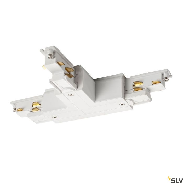 S-TRACK DALI L-connector with right-hand earth electrode