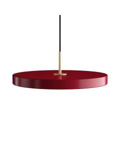 Asteria pendant Ruby red