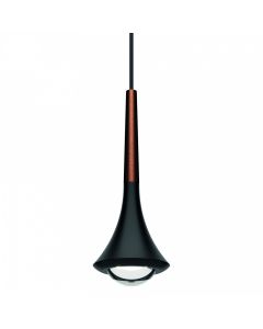 Rain Pendant Black Coppery Bronze