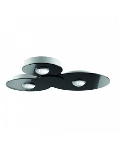 Bugia Ceiling Triple Glossy Black