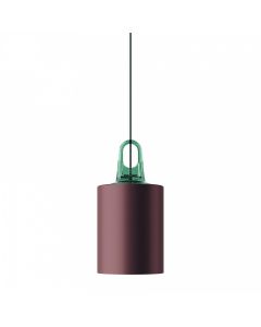 JIM Pendant Cylinder Coppery Bronze Turquoise