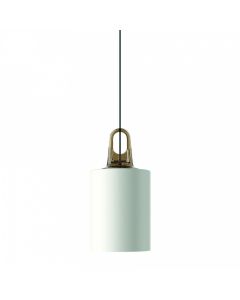 JIM Pendant Cylinder Matte White Honey
