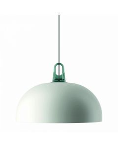 JIM Suspension Dome Matte White Turquoise