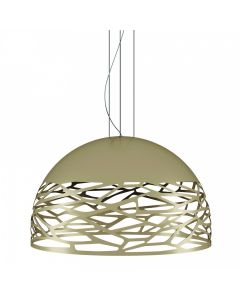 Kelly Suspension Large Dome Matte Champagne