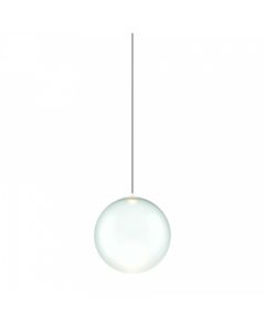 Random Solo Pendant 14cm Frosted White