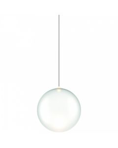 Random Solo Pendant 18cm Frosted White