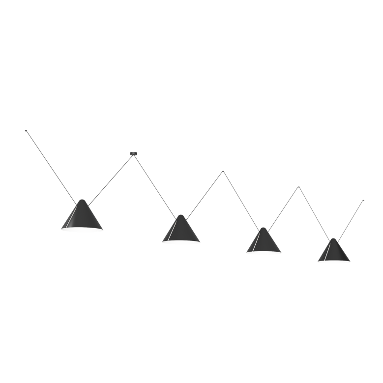 Super Attic 4 bodies Conic Shape 1250mm Side
