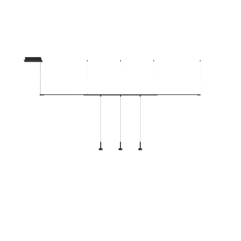 Tubs Modular Lineal & Track with 3 Downlights