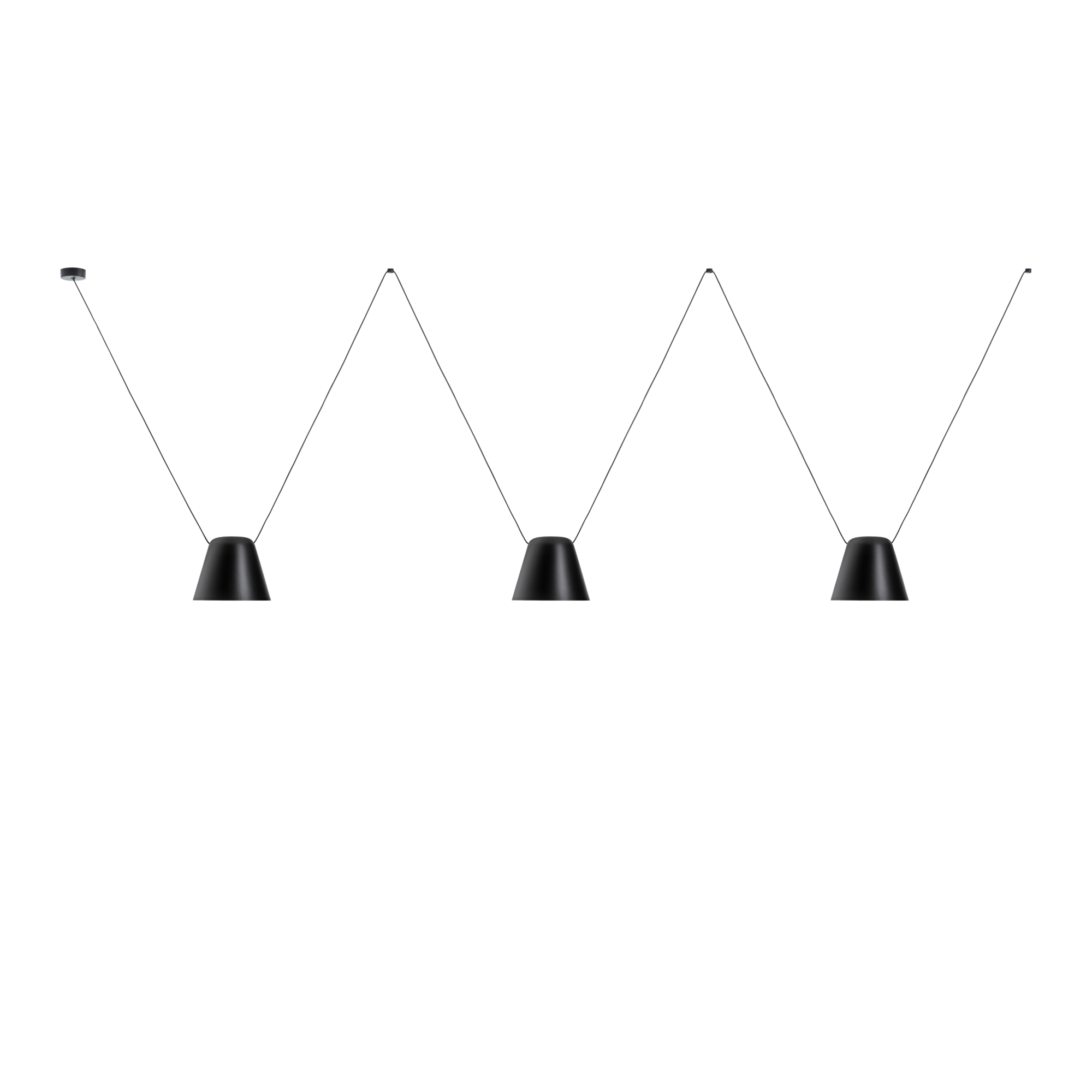Attic 3 Bodies Conic Shape Side 1200mm