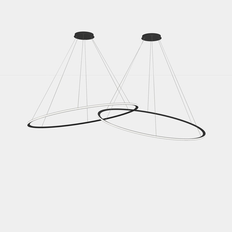 Circular Inward 2 Rings ø2000 Hortizontal Recessed